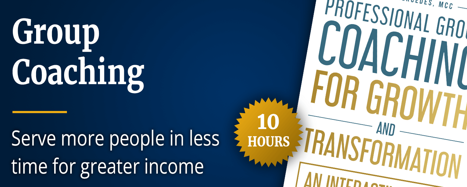 Group Coaching course with textbook by Jordan Mercedes - professional training for coaches