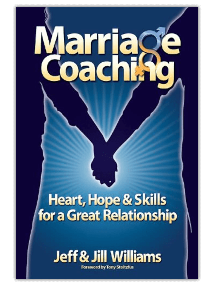 Marriage Coaching textbook by Jeff & Jill Williams, required for PCCI marriage certification course