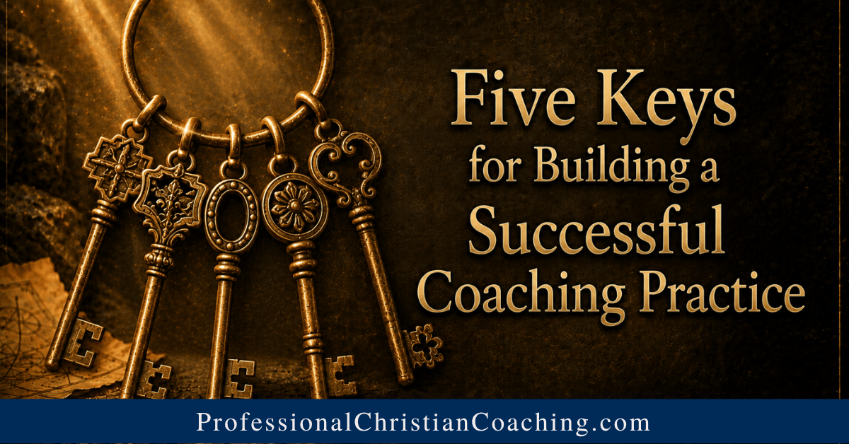 Chris McCluskey and sharing five keys for building a successful coaching practice